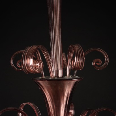 Chandelier Blown Glass Italy XX Century