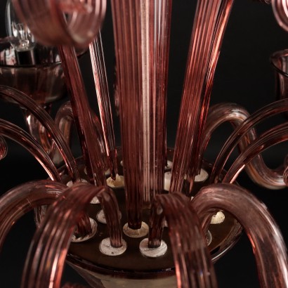 Chandelier Blown Glass Italy XX Century