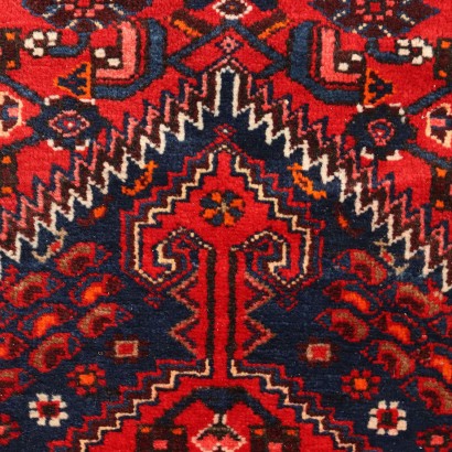 Vintage Malayer Teppich Iran 205x125 cm Baumwolle Wolle