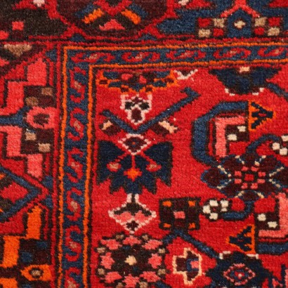 Vintage Carpet Asia 81 x 49 In Cotton Wool Big Knot Geometric Pattern