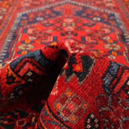 Vintage Carpet Asia 81 x 49 In Cotton Wool Big Knot Geometric Pattern