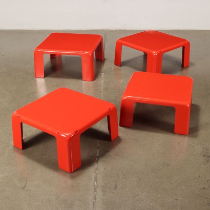 modernariato, modernariato di design, tavolino, tavolino modernariato, tavolino di modernariato, tavolino italiano, tavolino vintage, tavolino anni '60, tavolino design anni 60, Tavolini 'Quattro Gatti0apostrop,Mario Bellini,Mario Bellini,Mario Bellini