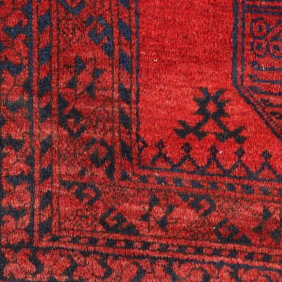Ancient Bukhara Carpet Wool Fine Knot Asia Geometric Pattern