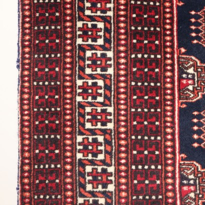 Vintage Bukhara Teppich Pakistan 195x125 cm Baumwolle Wolle