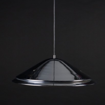 Ceiling Lamp Aluminium Italy 1970s