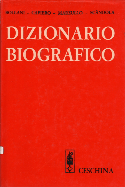 Dizionario biografico, AA.VV.