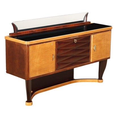 Meuble Buffet Bois Italie Années 1940