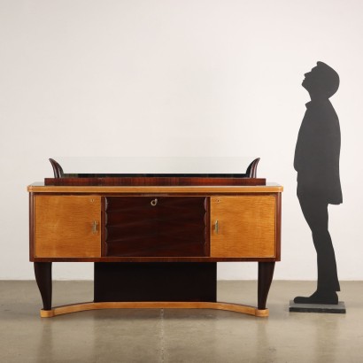 Meuble Buffet Bois Italie Années 1940