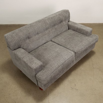 Square Sofa by M. Zanuso for Arflex Fabric Italy 1970s-80s