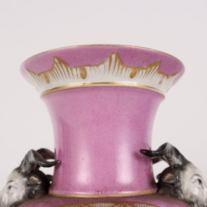 Antiquitäten, Vase, antike Vasen, antike Vase, antike italienische Vase, antike Vase, klassizistische Vase, Vase aus dem 19. Jahrhundert, Paar Berliner Porzellanvasen