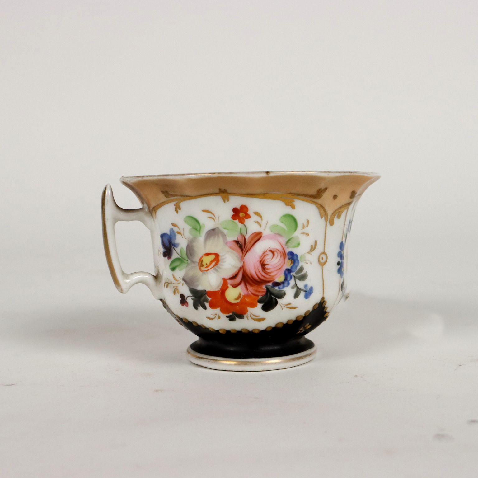 Tazza da te Clara c/piattino d15 - porcellana bianca