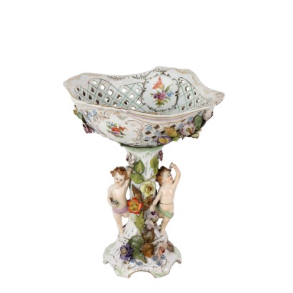 antiques, ceramics, ceramic antiques, ancient ceramics, ancient Italian ceramics, antique ceramics, neoclassical ceramics, 19th century ceramics, Porcelain Centerpiece Stand