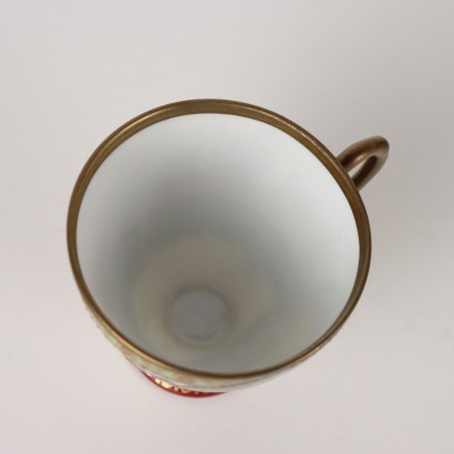 antiquités, tasse, antiquités de tasse, tasse ancienne, tasse italienne ancienne, tasse antique, tasse néoclassique, tasse du XIXe siècle, tasse et soucoupe en porcelaine