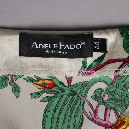 Kimono Kleid von Adele Fado Seide Gr. 44 Second Hand Italien