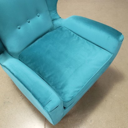 arte moderno, diseño de arte moderno, sillón, sillón de arte moderno, sillón de arte moderno, sillón italiano, sillón vintage, sillón de los años 60, sillón de diseño de los años 60, sillón Bergere de los años 50