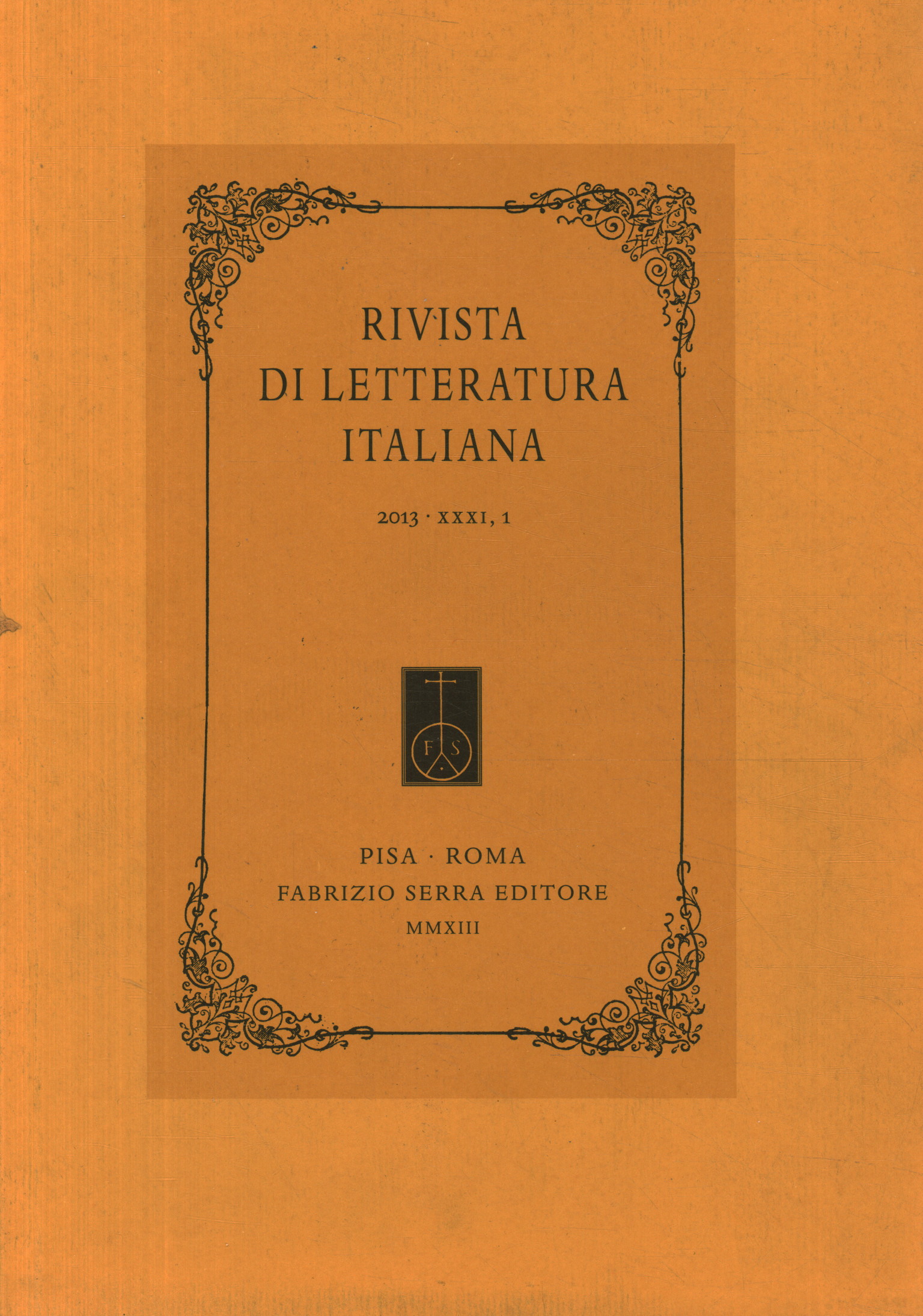 Revista de Literatura Italiana 2013 XX, Revista de Literatura Italiana 2013 XX