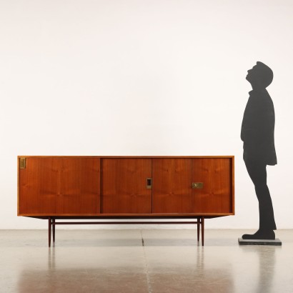 Sideboard Design Edmondo Palutari Dassi 1960s Veneered Wood