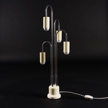 Table Lamp Chromed Aluminium Italy 1960s-1970s