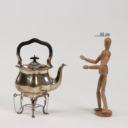 Samovar Ancien Argent Anglais Birmingham \'900 Théière Ancienne