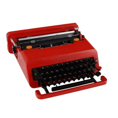 Vintage Typewriter Olivetti Valentine Ettore Sottsass Italy \'900