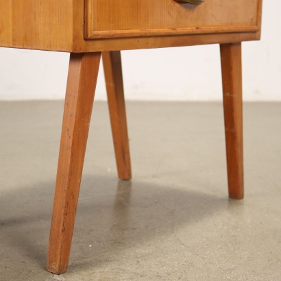 Bedside Table Ash Veneer Italy 1950s-1960s