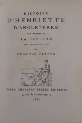 Histoire d'Henriette d'Angleterre par Madame de La Fayette