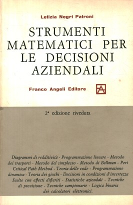 Strumenti matematici per le decisioni aziendali