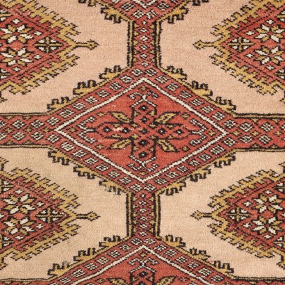 Vintage Bukhara Teppich Pakistan 177x130 cm Baumwolle Wolle