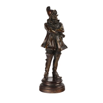 Sculpture Ancienne en Bronze Cyrano de Bergerac France \'900 Entière