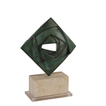 Sculpture Ancienne Bronze Claudio Capotondi Italie Années 60-70
