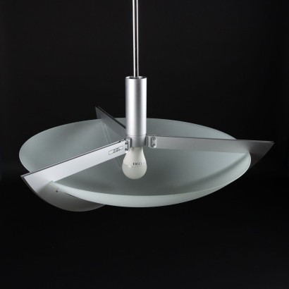 Artemide Timete 53 Lamp Chromed Metal Italy 1990s