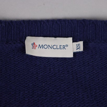 Cardigan Moncler Laine Taille XS Italie Plume Rembourrage Second Hand