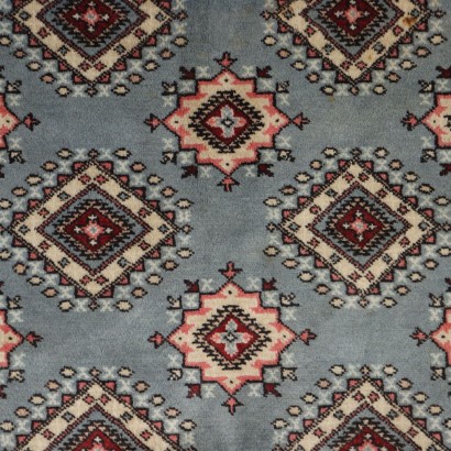 Tapis Vintage Bukhara Pakistan 240x150 cm Coton Laine Manuel Années 90