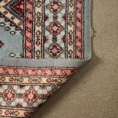 Vintage Bukhara Carpet Pakistan 94x59 In Cotton Wool Handmade