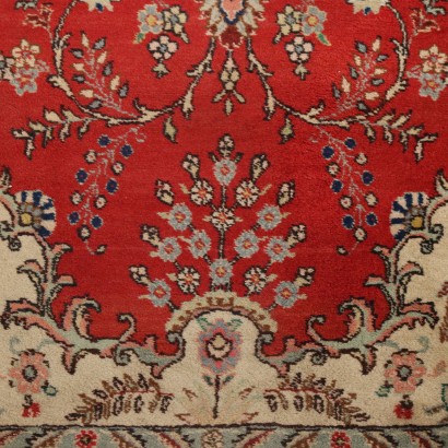 Vintage Tabriz Teppich Iran 429x90 cm Baumwolle Wolle Feiner Knoten