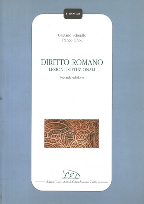 Diritto romano. Lezioni istituzionali