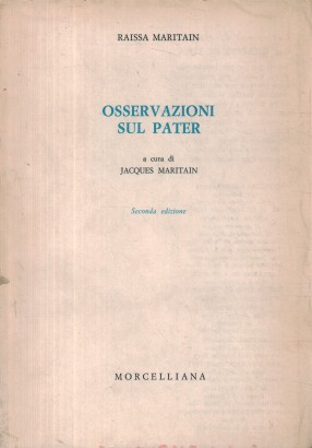 Osservazioni sul pater