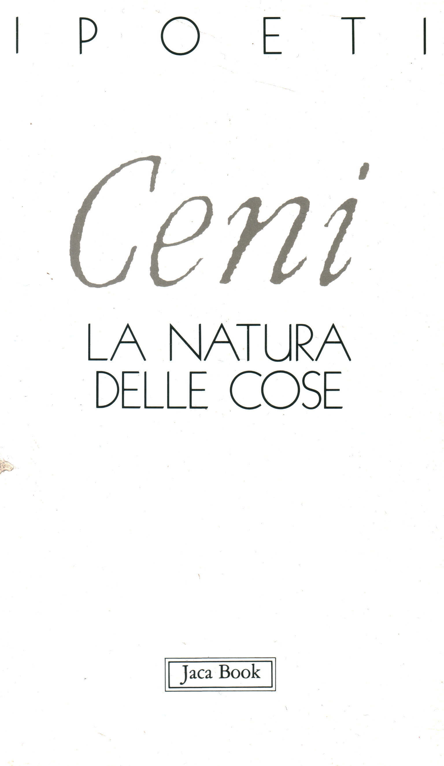 La natura delle cose