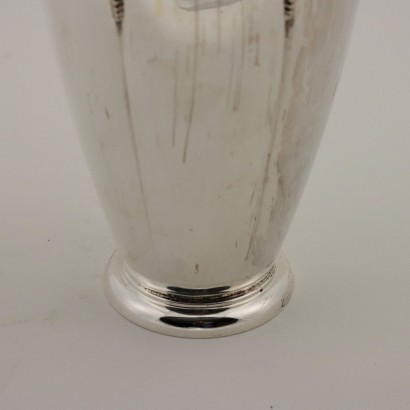 Vintage Vase Mario Poli Milan Italy \'900 Articles Silver Bowl