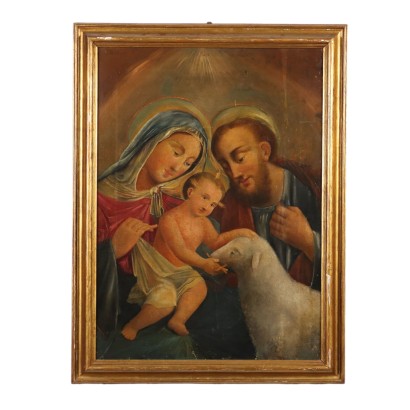 Dipinto con Sacra Famiglia