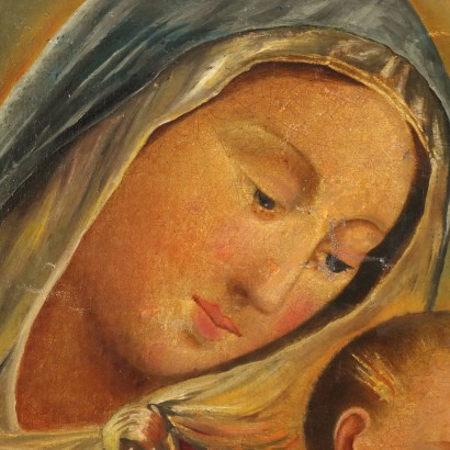 arte, arte italiana, pittura antica italiana,Dipinto con Sacra Famiglia