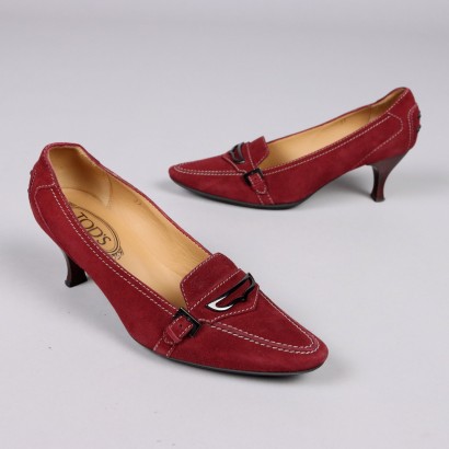 Tod's Mocassino Bordeaux con Ta