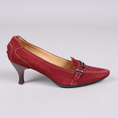 Tod's Mocassino Bordeaux con Ta