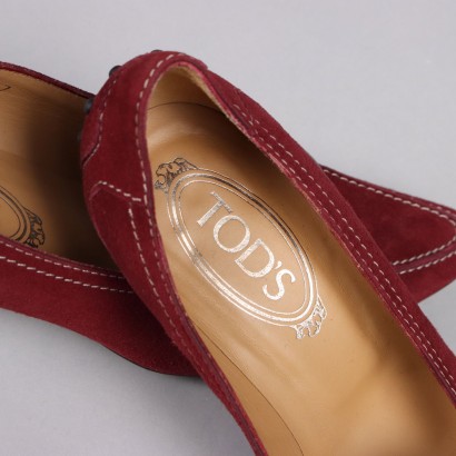 Tod's Mocassino Bordeaux con Ta