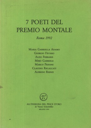 7 poeti del premio Montale