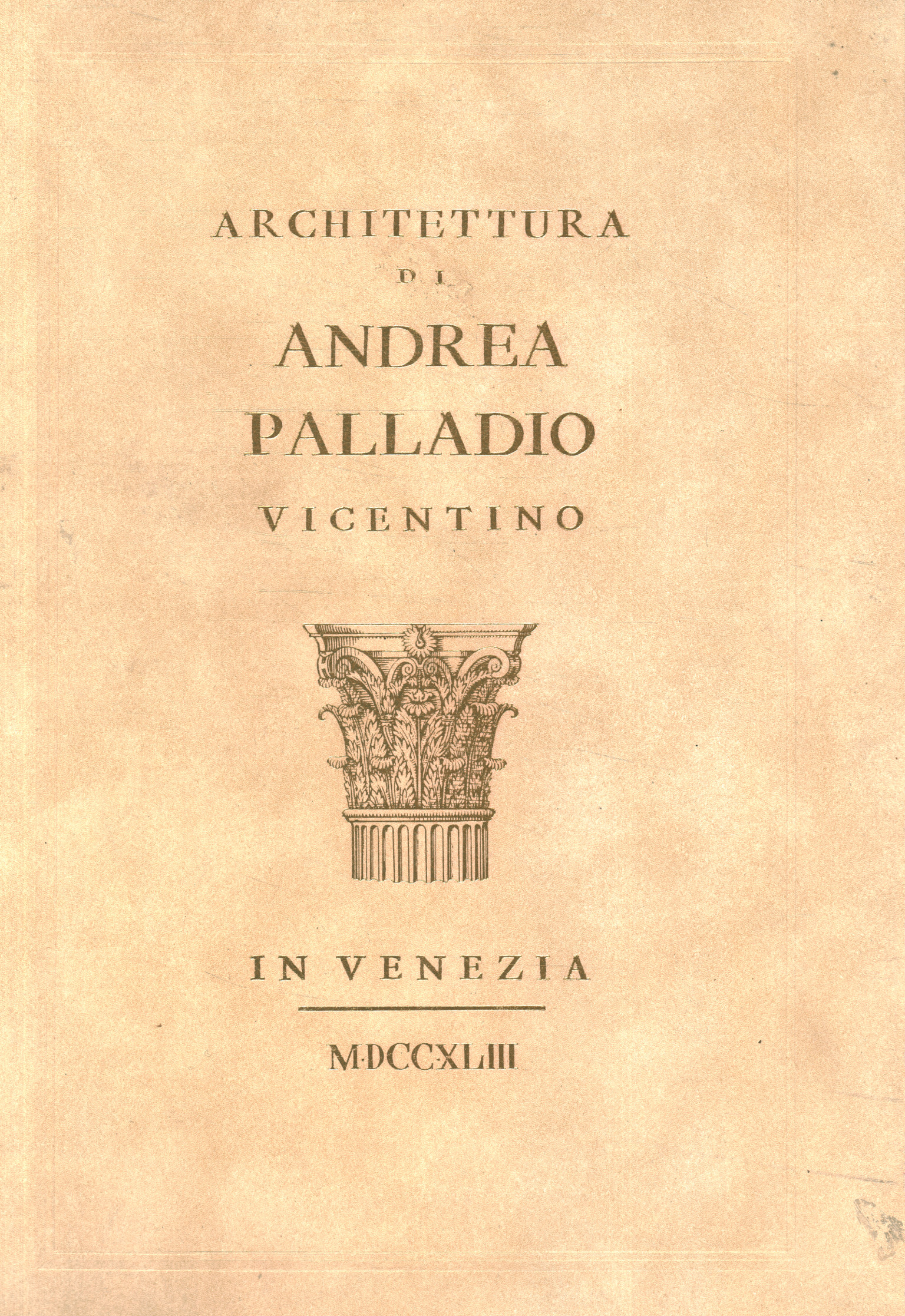 Architettura di Andrea Palladio vicentino%