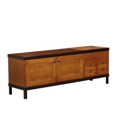 Buffet Design Piero Ranzani Elam Années 60-70 Bois Plaqué