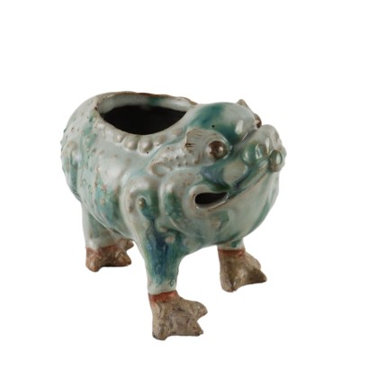 Figura in Ceramica Smaltata Cinese