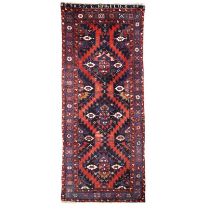 Tapis Ancien Kazak Caucasus 1905 Laine Noedu Gros Ameublement