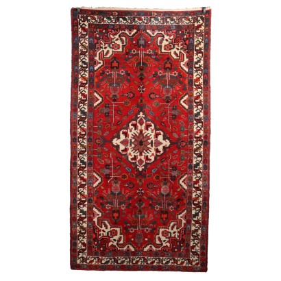 Tapis Vintage Années 50-60 Coton Laine Noeud Gros